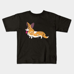 Branded Design Painted Dog Kids T-Shirt